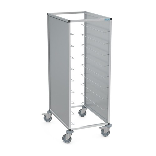 Dienbladen/afruimwagen 1-compartiment 2x Euronorm en 1/18 h. 165cm. Hupfer