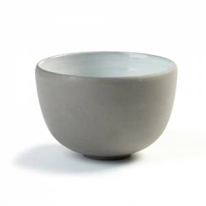 Serveerkom s diam. 9,5cm. Dusk antracietgrijs wit Serax