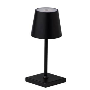 Lamp San Francisco afm. 10x10cm. hgt. 26cm. zwart