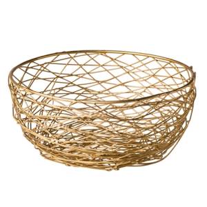 Draadmand goud diam. 30cm.