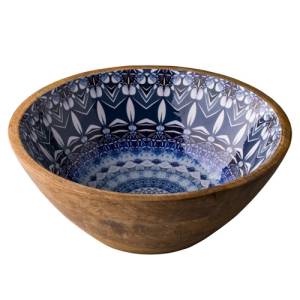 SCHÜSSEL HOLZ DURCHM. 30CM. MARRAKESCH