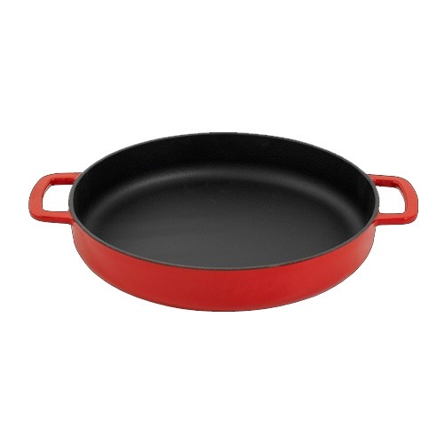 ROASTING PAN SOUS-CHEF 2 HANDLES DIAM. 24CM. RED COMBEKK