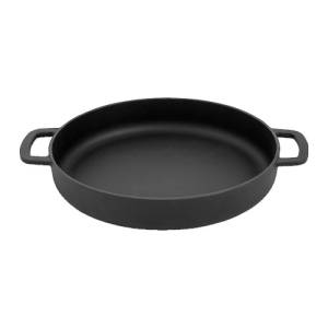 BRATPFANNE SOUS-CHEF 2 GRIFFE DURCHM. 24CM. SCHWARZES COMBEKK