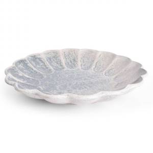 DIEP BORD DIAM. 28CM. H4CM. BLUE FADED DUNE F2D