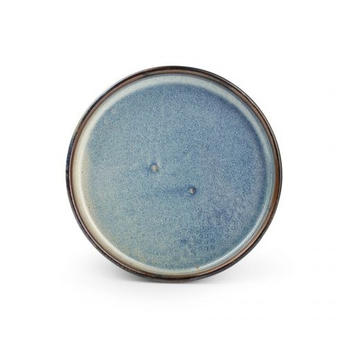 FLAT BOARD DIAM. 13.5CM. H2CM. BLUE NOVA F2D