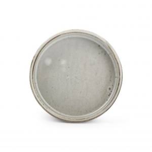 ASSIETTE PLATE DIAM. 13,5 cm. H3CM. CERES GRIS F2D