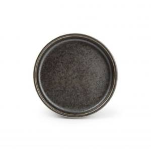 Plat bord diam. 13,5cm. h3cm. Black Ceres F2D