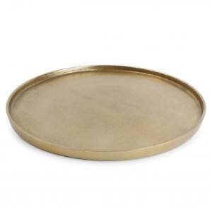 PLAT DÉCORATIF DIAM. 37CM. H1.5CM. COLLECTION GOLD PALACE S|P