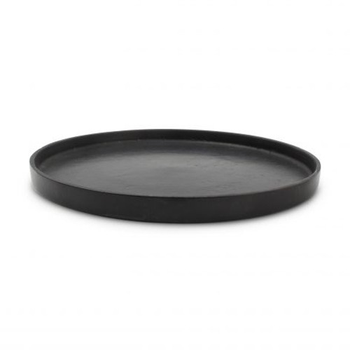 SIERSCHAAL DIAM. 25CM. H1,5CM. ZWART PALACE S|P COLLECTION