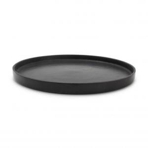 Sierschaal diam. 25cm. h1,5cm. zwart Palace S|P Collection