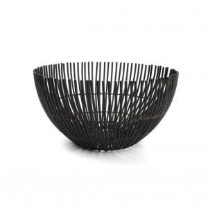 DRAHTKORB DURCHM. 25CM. H12CM. BLACK IRIS S|P-KOLLEKTION