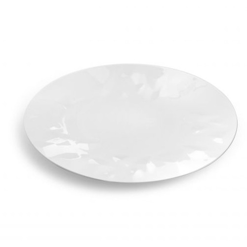 Diep bord diam. 23,5cm. h4,5cm. White Facet Chic