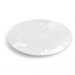 Diep bord diam. 23,5cm. h4,5cm. White Facet Chic