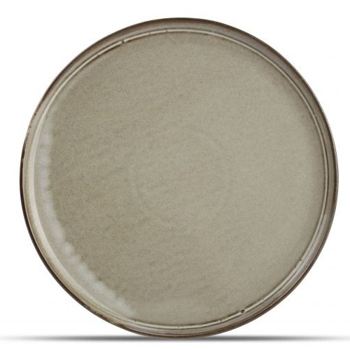 FLAT BOARD DIAM. 27.5CM. GRAY CERES F2D