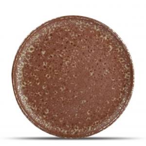 Plat bord diam. 26cm. Rusty Oxido F2D