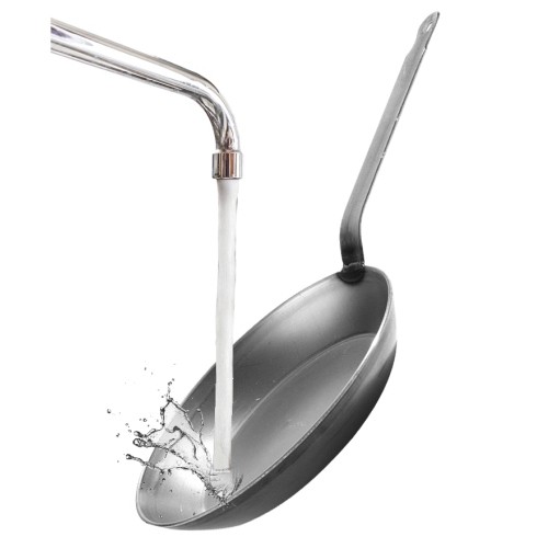 FRYING PAN SHEET STEEL DIAM. 28CM. HGT. 5CM. HENDI