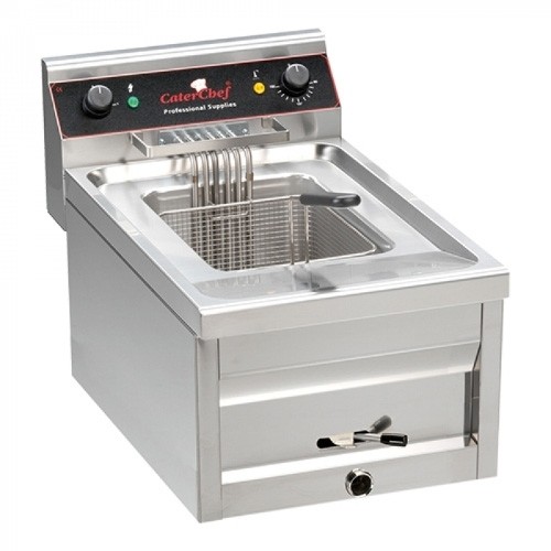 FRITEUSE CONT. 12LTR. CATERCHEF 400V/9000W