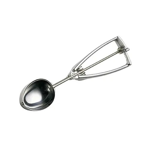 ICE CREAM PORTIONING SPOON STOCKEL 1/30 OVAL STAINLESS STEEL
