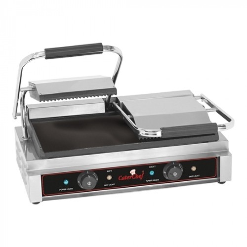 Contact grill Duetto Compact onder glad 230v/3600w Caterchef