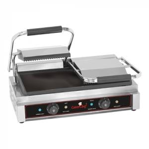Contact grill Duetto Compact onder glad 230v/3600w Caterchef