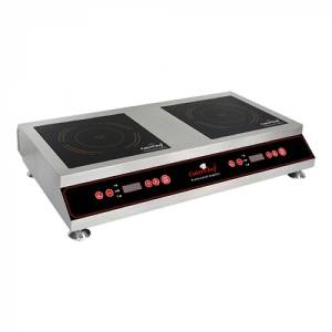 INDUKTIONSHERD ABM. 81X47CM. 2x230V/7000W CATERCHEF