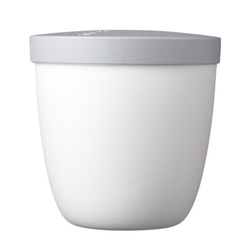 SNACK POT ELLIPSE 500ML. WHITE MEPAL