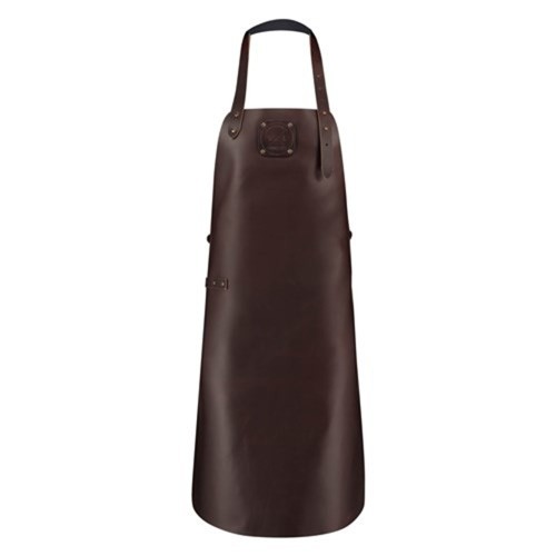 Leren schort dark brown/dark brown Classic Witloft