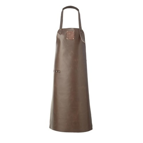 TABLIER EN CUIR BRUN FONCÉ/BRUN FONCÉ CLASSIC XXL CHICORÉE