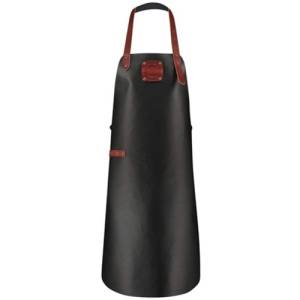 TABLIER EN CUIR NOIR PUR/COGNAC CLASSIC XXL CHICORY