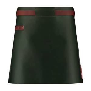 CHAUSSONS EN CUIR VERT/COGNAC CLASSIC CHICORY