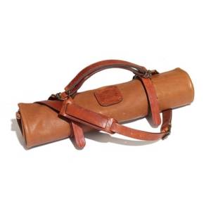 ROULEAU DE COUTEAU (VIDE) 5 PIÈCES COGNAC/COGNAC CHICORÉE