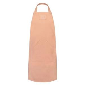 TABLIER EN COTON SAUMON CHICORÉE