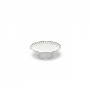 Taart standaard diam. 21cm. h8cm. kleur wit inku tableware sergio herman Serax