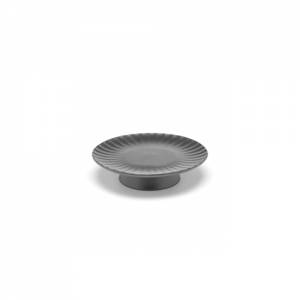 Taart standaard diam. 24cm. h6,5cm. kleur zwart inku tableware sergio herman Serax