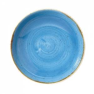 Coupe schaal kleur Cornflower Blue diam. 31cm. Churchill Stonecast
