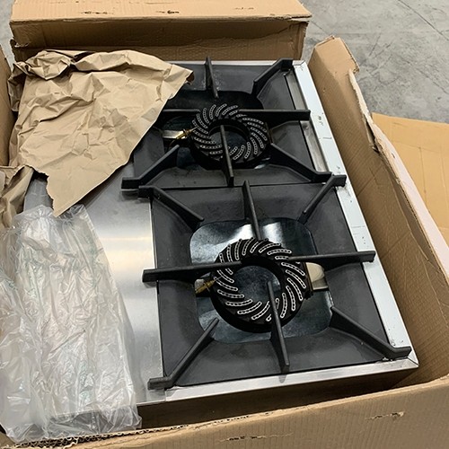 Gaskooktoestel met 2 branders