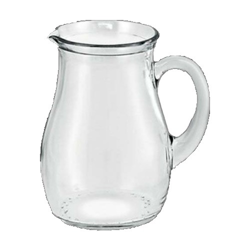 WATER JUG CONTENT. 0.25LTR. GLASS ROXY