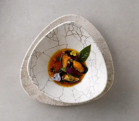 Churchill Studio Prints Kintsugi Agate Grey