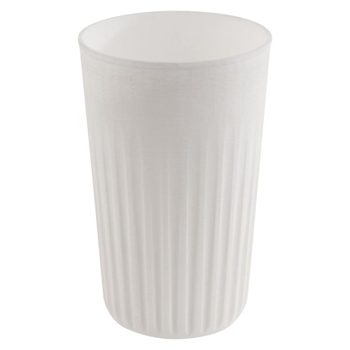 Koffiekop to go diam. 8,5cm. hgt. 13,5cm. wit