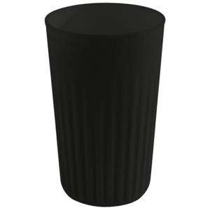 Koffiekop to go diam. 8,5cm. hgt. 13,5cm. zwart