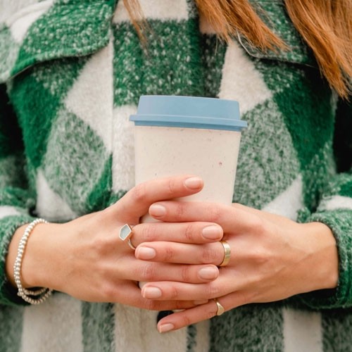 Drinkbeker Now Cup inh. 34cl. cream & cosmic Black Circular & Co