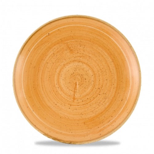 Coupebord kleur Tangerine diam. 28,8cm. Churchill Stonecast