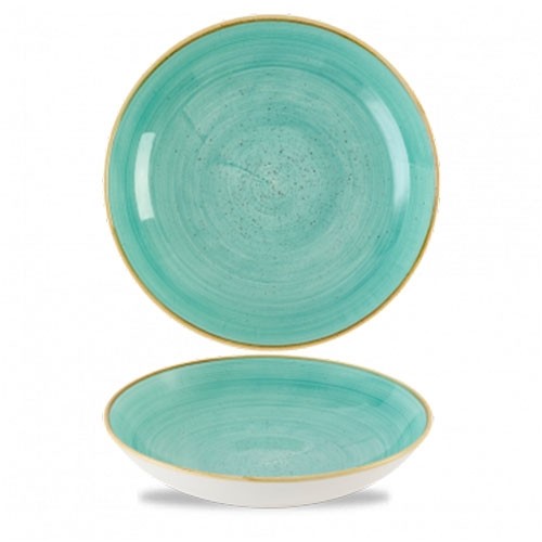 Coupe schaal kleur Mint diam. 24,8cm. Churchill Stonecast