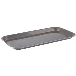 VINTAGE TRAY DIM. 34X18CM. HGT. 1.5 stainless steel