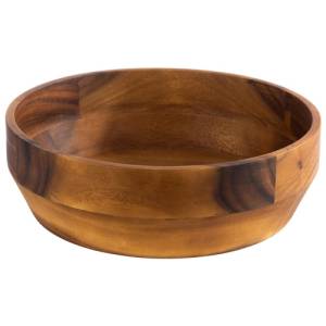 BOWL ACACIA WOOD DIAM. 27CM. HGT. 8.5CM. 3LTR.