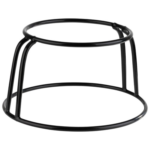 Buffetverhoger diam. 23cm. diam. 30,5cm. hgt. 17cm. zwart