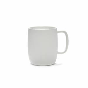 BECHER MIT OHR 33CL. FARBE MATTWEISS PASSEPARTOUT VINCENT VAN DUYSEN SERAX