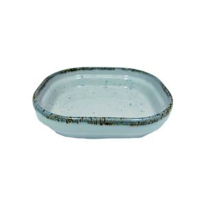 Schaal rechthoekig afm. 16,2x14,1cm. Moods Joyful kleur blue Nova