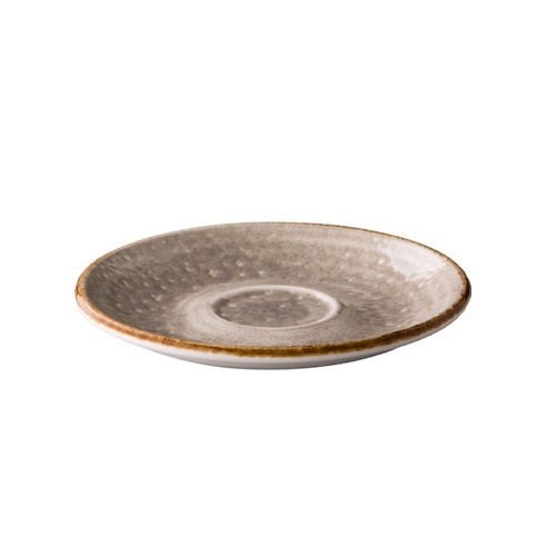 Espressoschotel diam. 13cm. Jersey grijs Q Authentic