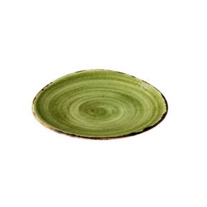 Bord driehoekig diam. 17cm. Jersey groen Q Authentic